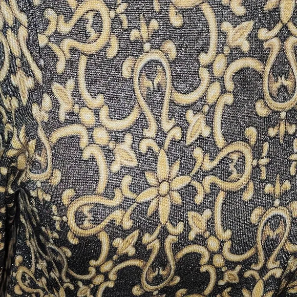 J McLaughlin Womens Devon Scroll Crew Neck Printed Swing Dress Medium - Picture 3 of 5